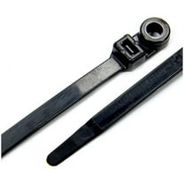 Allstar Performance Wire Ties Black 14.00 w/ Mounting Hole 25pk