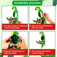 thumbnail image 3 of Sylvtty 6 Pcs Parrot Honeycomb Paper Cutouts Tropical Birds Honeycomb Decoration for Hawaiian Luau Tiki Summer Party Supplies, 3 of 7