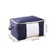thumbnail image 2 of Yuarrent Bolsa de almacenamiento de ropa de cama para el hogar, mantas de dormitorio de gran capacidad no tejidas, bolsa organizadora a prueba de polvo y Almacenamiento y organización del hogar Negro Yuarrent HA066920-02, 2 of 6