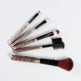 thumbnail image 1 of 5pcs Leopard Wooden Handle Eyebrow Liner Foundation Pinceles De Maquillaje, 1 of 8