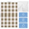 thumbnail image 5 of Brown Plaid Kitchen Towels Set of 4, Water Absorbent Dish Towel, Spring Summer Farmhouse Buffalo Checkered Decorative Hand Towels - Quick Drying Cloth for Cooking Baking, 18x28 Inch, 5 of 8