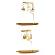 thumbnail image 1 of Portavelas giratorio,Portavelas giratorio, Portavelas Bandeja Portavelas para té,Portavelas para velas de pilar cónico,Portavelas de escritorio Moon Light Holder Decorativo,Inicio Boda, 1 of 9