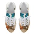 thumbnail image 6 of 2024 Seashell On The Beach Women Or Men Lace Up Flat Sneakers Female Mesh Walking Footwear, 6 of 8