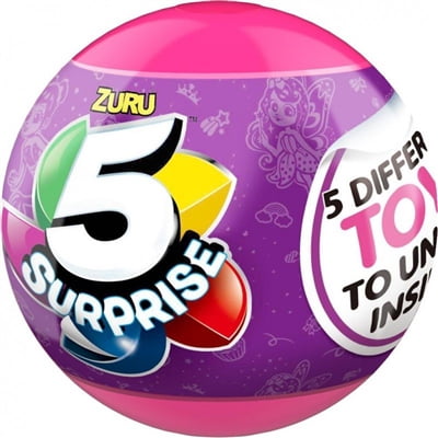 5 Surprise Mystery Ball Novelty Toys (5 