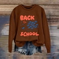 thumbnail image 2 of Gsakboxl Womens Tops Women Cute Fish Graphic Crewneck Sweatshirt No Hood Long Sleeve Loose Casual Pullover Tops For Back To School Campus Daily Women Clothing, 2 of 4