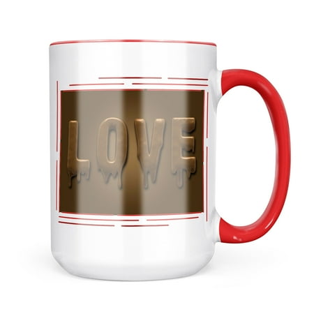 

Neonblond Love Chocolate Bar Melting Mug gift for Coffee Tea lovers