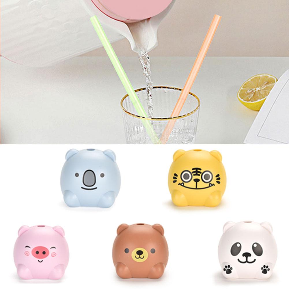 Straws That Make Surprise Sound, Cute Animal-shaped Musical Straws ...