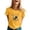 Yellow, variant on Summer Tops for Women Long Sleeve Tees for Women Pack Womens Short Sleeved Athletic Tops Women's Plain T Shirt Womens Loose Casual Loose Fit Stripped Shirts Summer Tee Shirts Rainbow Stripe Yellow L