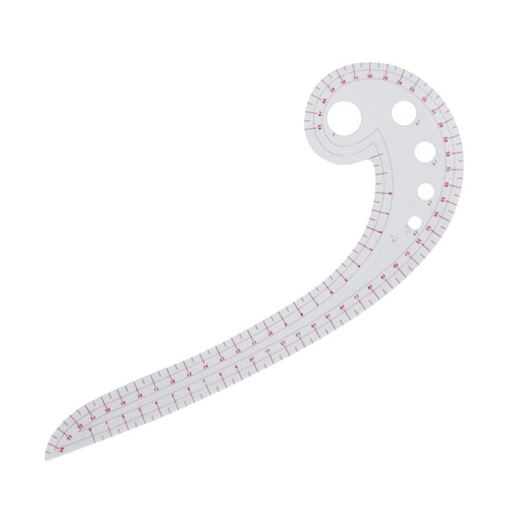 Papaba French Curve Ruler,Comma Metric French Hip Curve Ruler Tailor  Measure Tool for Sewing Dressmaking