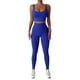 thumbnail image 2 of Ropa de yoga ajustada de secado rápido y transpirable Cloud Sense, traje deportivo para correr con bolsillo, traje de fitness desnudo con un solo hombro oblicuo, 2 of 2