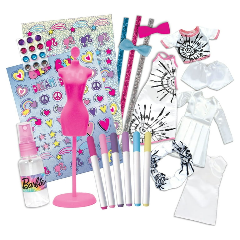 Barbie Tie Dye Ultimate Fashion Doll Designer Playset, for