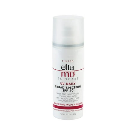 EltaMD UV Daily TINTED Broad Spectrum SPF 40, 1.7 (Best Tinted Moisturiser For Older Skin Uk)
