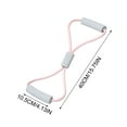 thumbnail image 3 of Resistance Bands with Handles Figure 8 Fitness Exercise Bands Resistance for Arm Shoulder Leg Stretch Elastic Bands for Exercise Workouts Training Flexibility Pulling Rope, 3 of 6