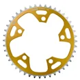 thumbnail image 2 of WFS Pulsar Chainring 44T 1/8" 110mm Old School BMX Single Speed Fixie , Gold # WFS3075, 2 of 6