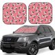 thumbnail image 1 of Balery French Bulldog Face Parasol para parabrisas de coche de 2 piezas | Parasol plegable para parabrisas delantero de coche para la mayoría de sedanes-Small, 1 of 6