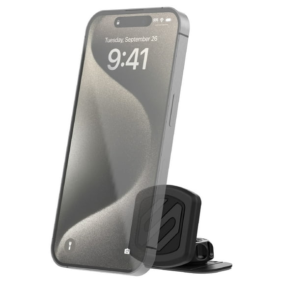 Scosche MAGDM2 MagicMount Magnetic Dash Phone Mount, Strong Hold, Safe for Qi Wireless Devices