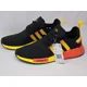 thumbnail image 3 of Ad-id-as NMD_R1 Sunset Black Red Yellow Orange Men's Multi Size Boost Shoes FZ5877, 3 of 6