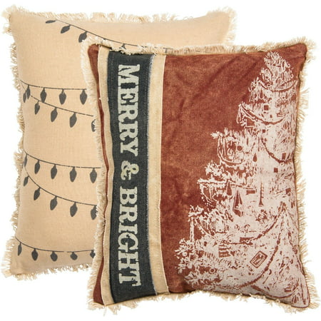 UPC 883504282161 product image for MERRY & BRIGHT Christmas Throw Pillow, 10