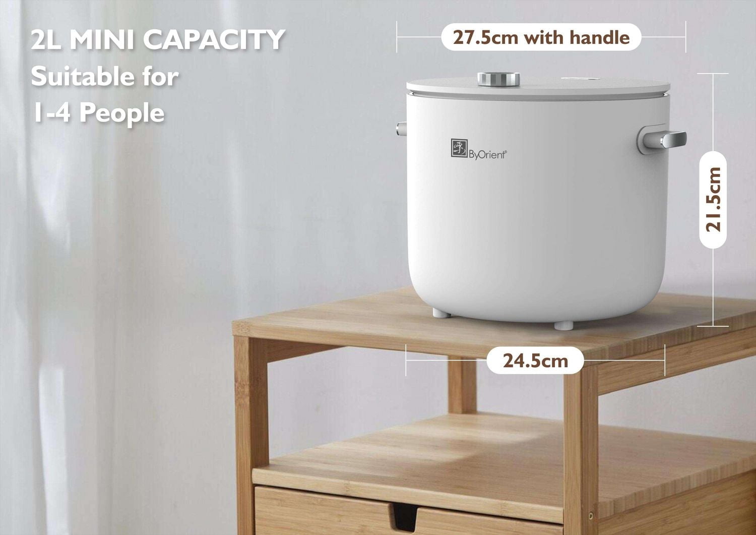 ByOrient Low Sugar Rice Cooker 4 Cups