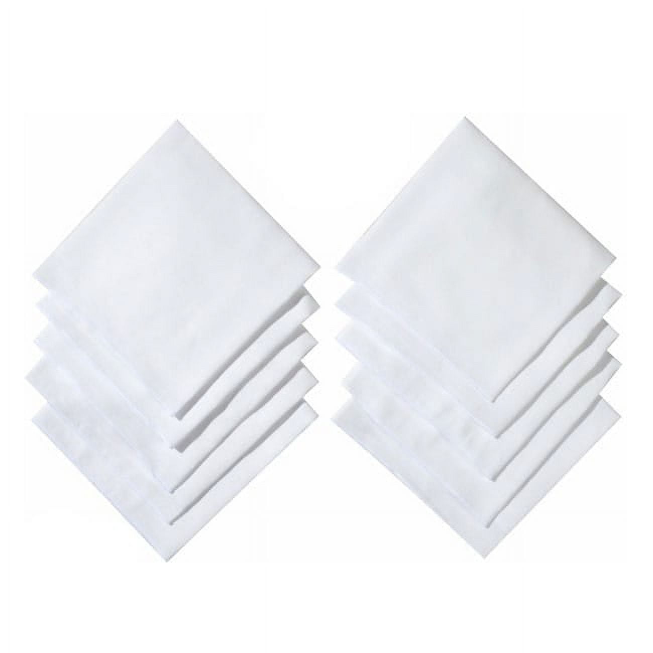 Gerber Flatfold Gauze Heavyweight Reusable Cloth Diaper, White, 10pk (Baby Unisex)
