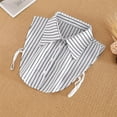 thumbnail image 6 of YooGuoGuo Striped Detachable Collar Half Shirt Blouse Dickey Collar Elegant for Women Girls, 6 of 6