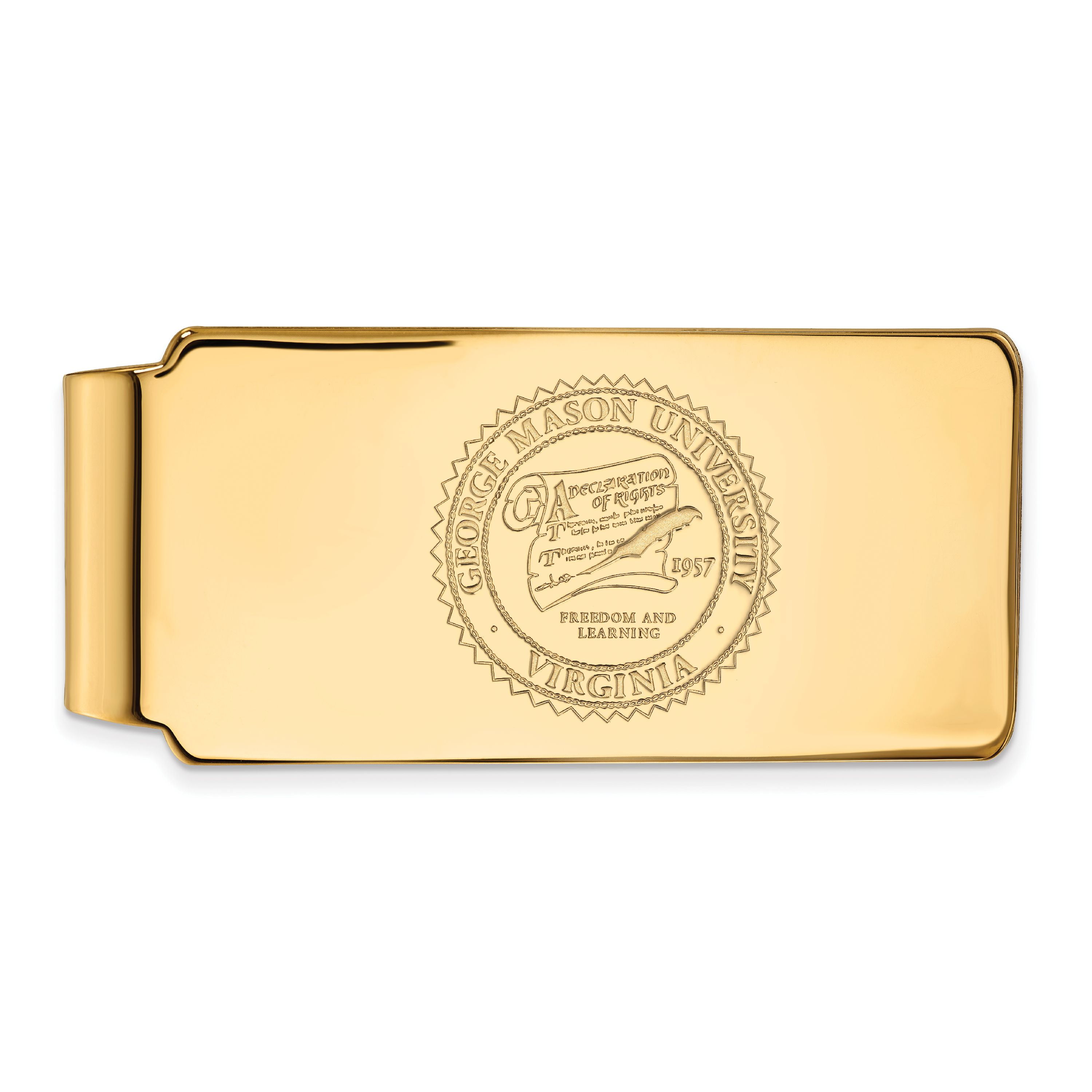 PSU Money Clip Crest 14k White Gold LogoArt Official Licensed Collegiate Pittsburg State University