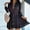 Black, variant on Babysbule Dresses For Women Fashion Casual Women's Solid Long Sleeve Lapel Button Lace-Up Slim Mini Dress