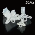 thumbnail image 1 of 50 Pcs Capuchons de Protection Durables Légers pour Accessoires de Pêche Transparent 4, 1 of 5