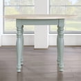 thumbnail image 2 of Steve Silver Darcy Green and Natural Finish Round DiningTable, 2 of 10