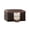 Coffee, variant on Oxford Storage Tote, 88L Clear Front Organizer 28.7×13.8×13.8 Inch, Foldable Window Moving Bag For Clothes Quilts(M,Coffee)