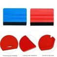 thumbnail image 4 of Felt Squeegee for Wide Application, Damage Prevention Soft Fabric Felt 4 Inch Vinyl Installing Application Tools, 2PCS Premium Felt Scraper for Craft Projects Car Window Tinting, 4 of 5