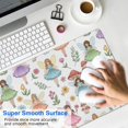 thumbnail image 4 of Long Mouse Pads for Desk,Colorful Fairy Flower Pattern Desk Mats on Top Of Desks, Desk Mouse Pad Extra Large with 3mm Non-Slip Base and Stitched Edge for Gaming,Office,Work,Home 35.4"x15.7", 4 of 6