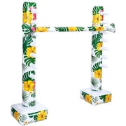 Hawaiian Inflatable Limbo Game Luau Party Games Inflatable Decorations Fun Limbo Stick for Party Limbo Pole for Kids Adults Floral Tropical Summer Beach Pool Party Easter Party Supplies