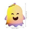 thumbnail image 3 of Halloween Ghost Lantern Flameless Candle - Safe Atmospheric Decor for Home Halloween Decor,White #4, 3 of 6