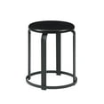 thumbnail image 5 of Walker Edison 18" Metal and Wood Round Kitchen Stool - Black, 5 of 11