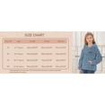 thumbnail image 7 of Lollipie Girls Fuzzy Fleece Hoodies Sweater Cable Knit Warm Sherpa Pullover Sweatshirt with Pockets 6-13 Years, 7 of 7