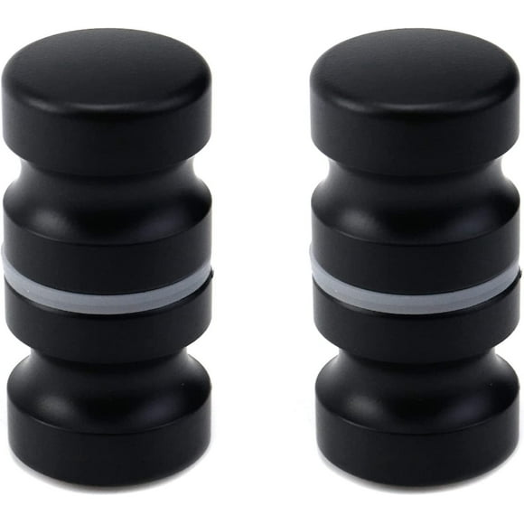 2pcs Black Bathroom Pull Handles, Shower Glass Door Knobs, Back To Back Shower Door Knobs