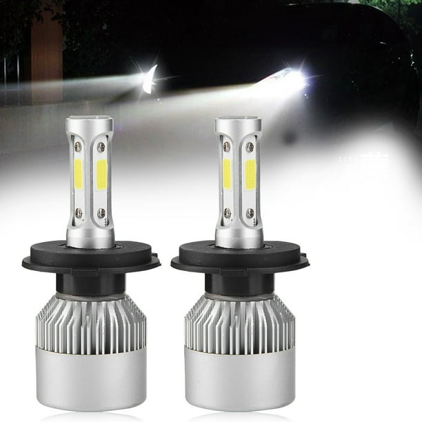 Bombillas para faros delanteros de coche, 2 piezas H4 LED 36 W, faros delanteros LED para coche con máxima fiabilidad