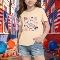 thumbnail image 5 of LYEAA 4th of July Shirt for Kids American Flag Tees Patriotic Red White Blue T Shirts Independence Day Short Sleeve Tops, 5 of 5
