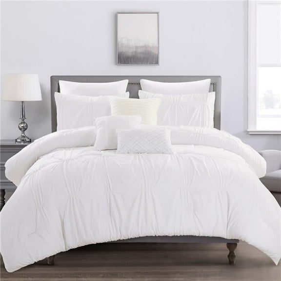 Queen Ashely Luxury Comforter Set - 6 Piece