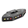 thumbnail image 2 of Splitter, Audio Video Switcher Black Switch Selector 3 In 1 3-Way  Splitter Lightweight  For Channel Selector For Satellites TV Black, 2 of 8