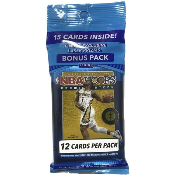 Panini 2019-20 Hoops Premium NBA Basketball Trading Cards Multi Pack- 15 Cards