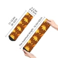 thumbnail image 4 of Pofeuu Dinosaurs and Leaves Print 30cm Socks, Adult Running Hiking Socks for Youth and Adult, 4 of 7