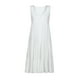 thumbnail image 3 of Vestidos de verano para mujer UMfun, moda para vacaciones, verano, color sólido, sin mangas, fiesta, playa, vestido blanco, 3 of 7