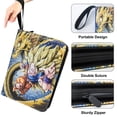 thumbnail image 5 of Anime Trading Card Zipper Binder for Dragon Ball Cards,4 Pocket with 50 Sleeves up to 400 Cards,Waterproof Dragon ball Cards Z Display Case, 5 of 6