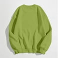 thumbnail image 5 of SIYUDAN Women Sweatshirts Long Sleeve Sweatshirt for Womens Pullover Tops Green Pullover Adult Crewneck Sweatshirts Fall Clothes Women Clothes for Women, 5 of 5