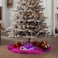 thumbnail image 5 of Saiise Geometry Dash Print Christmas Tree Skirt 36" Tree Skirt Rustic Christmas Decorations for Winter New Year Holiday Party Decor Indoor Outdoor, 5 of 7