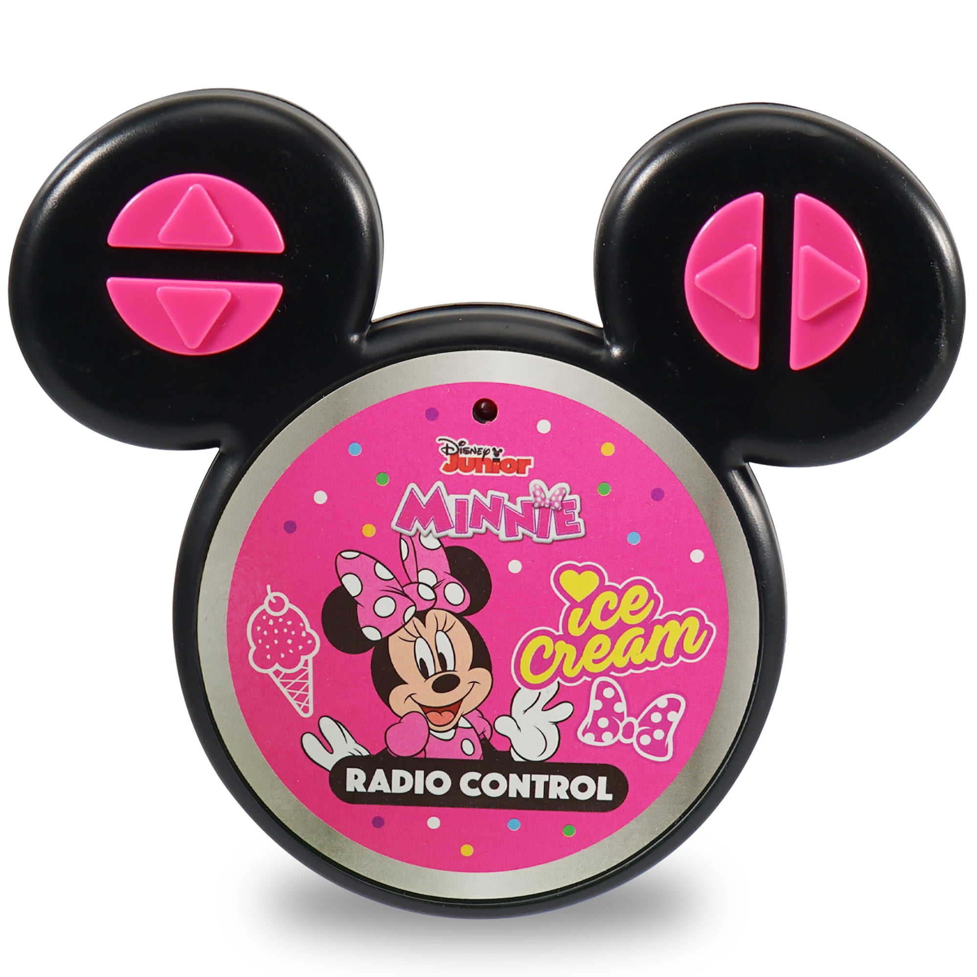 Disney Junior: R/C Track Set - Minnie Mouse Ice Cream Shop - 5.5" Remote Control Truck, 2.4 GHz Vehicle, Race Course Pieces & Accessories, Kids 3+