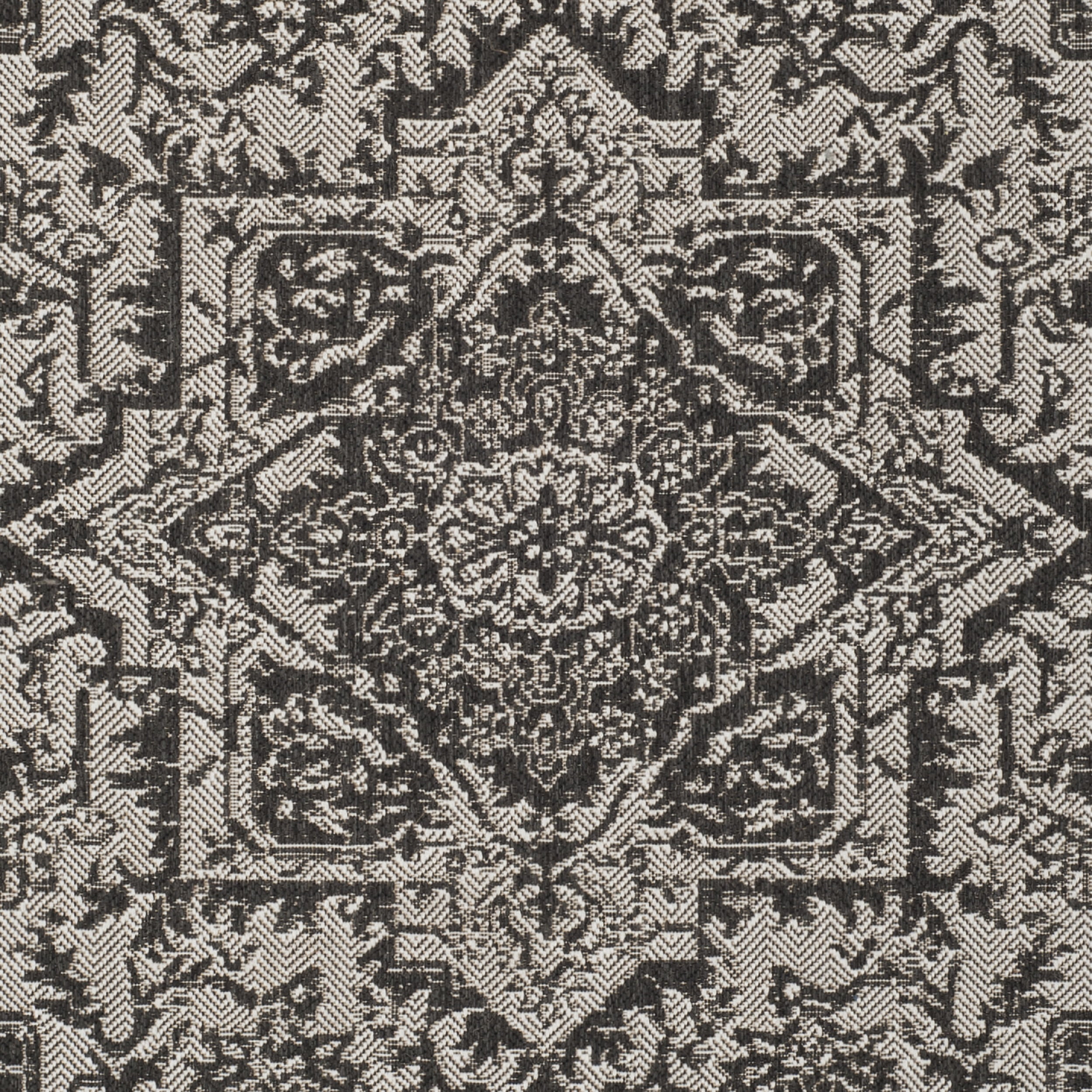 SAFAVIEH Linden Dania Traditional Area Rug, Light Grey/Charcoal, 5'1" x 7'6"