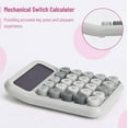 thumbnail image 5 of Mr. Pen- Mechanical Switch Calculator, 12 Digits, Large LCD Display, Gray Calculator Big Buttons, 5 of 6